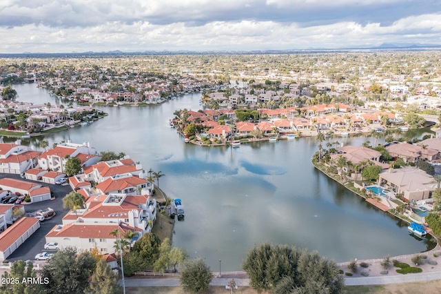 10429 N 101st St, Scottsdale, AZ 85258 - aerial perspective of suburban area featuring a nearby body of water