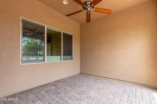 5754 N Aztec Dr, Eloy, AZ 85131 - view of patio / terrace featuring a ceiling fan