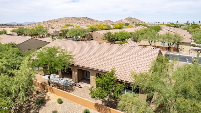 5754 N Aztec Dr, Eloy, AZ 85131 - aerial perspective of suburban area with a mountain backdrop