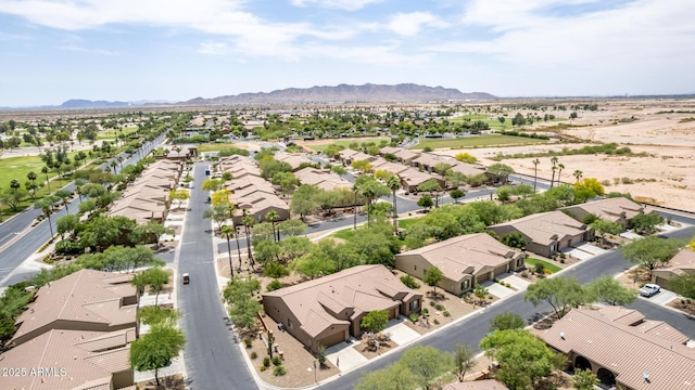 5754 N Aztec Dr, Eloy, AZ 85131 - aerial perspective of suburban area featuring mountains