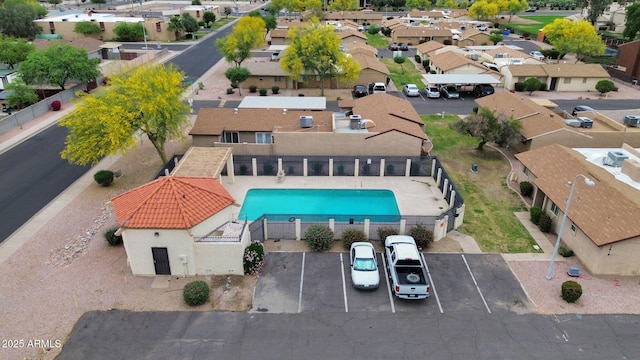 bird's eye view featuring a residential view