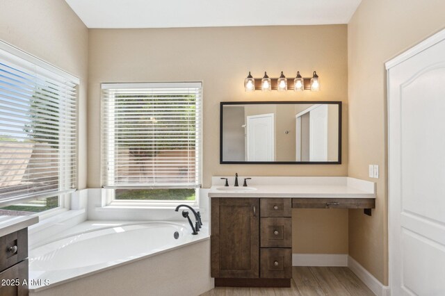 5010 W Ivanhoe St, Chandler, AZ 85226 - full bath with vanity, healthy amount of natural light, and a bath