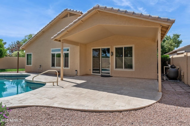 5010 W Ivanhoe St, Chandler, AZ 85226 - back of property featuring stucco siding, a fenced backyard, and a patio area