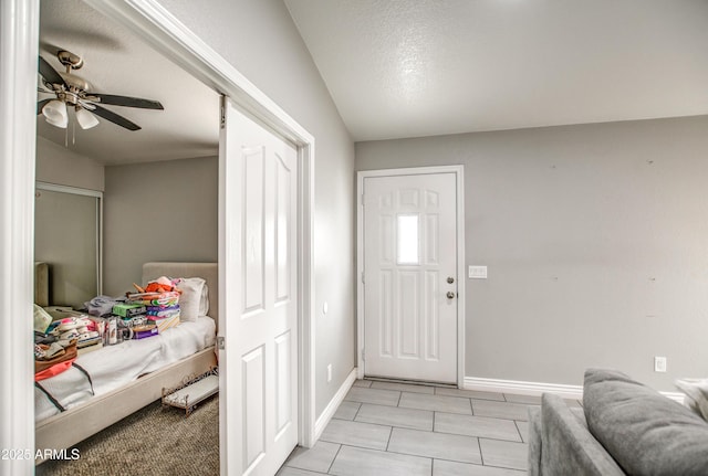 12543 W Roanoke Ave, Avondale, AZ 85392 - foyer entrance with baseboards and a ceiling fan