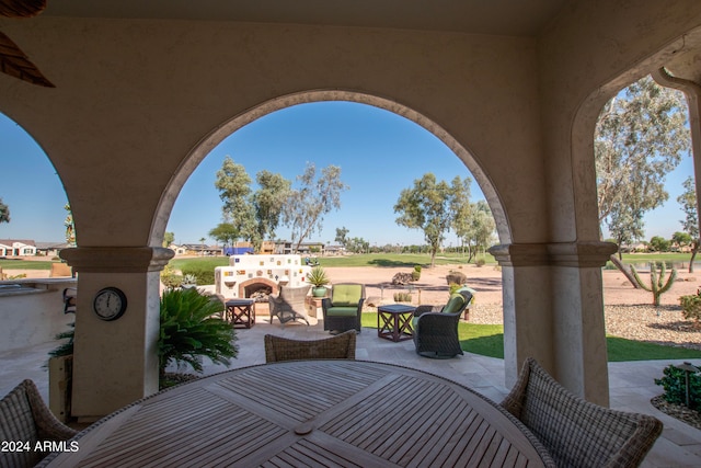 view of patio