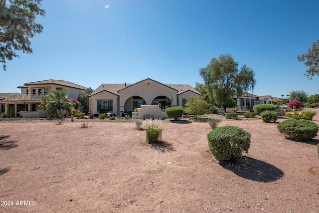 view of mediterranean / spanish home