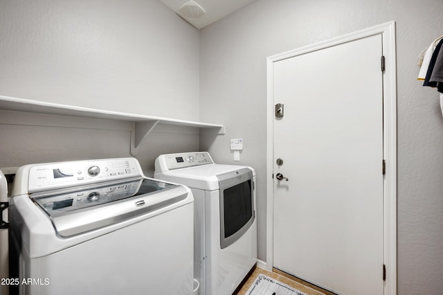 4466 S Brice, Mesa, AZ 85212 - clothes washing area featuring separate washer and dryer