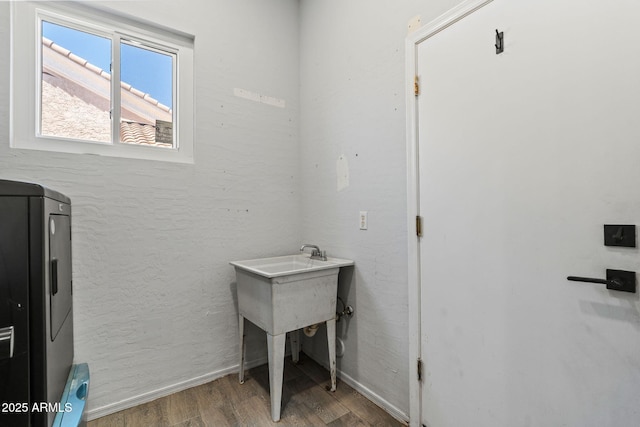 7911 E Posada Ave, Mesa, AZ 85212 - laundry room with wood finished floors and washer / clothes dryer