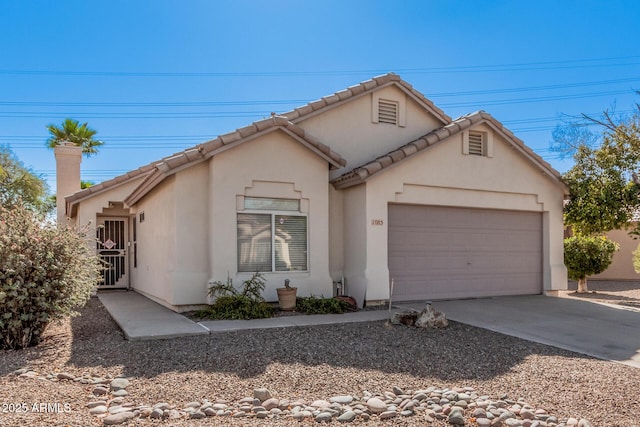 ranch-style house with a garage