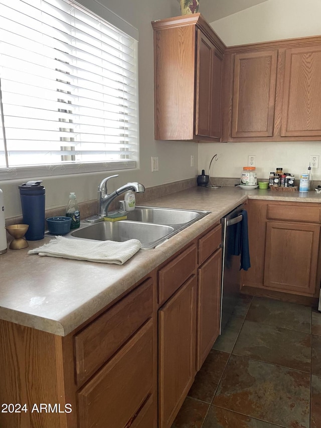 kitchen featuring sink and stainless steel dishwasher