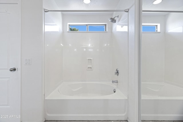43232 W Magnolia Rd, Maricopa, AZ 85138 - bathroom featuring plenty of natural light,  shower combination, and recessed lighting