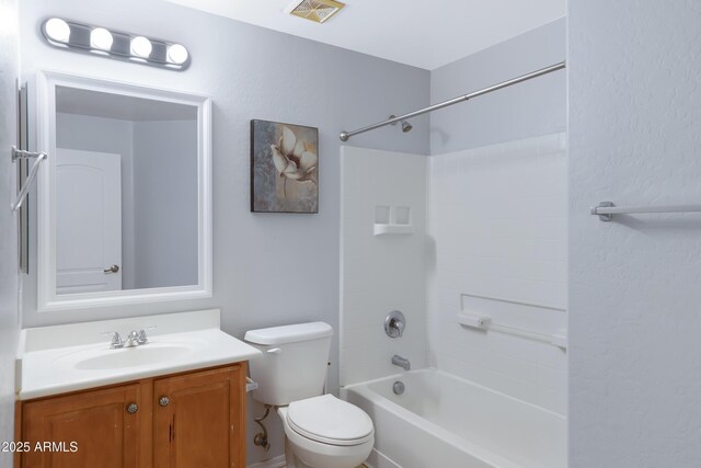 43232 W Magnolia Rd, Maricopa, AZ 85138 - full bath featuring toilet, vanity, and bathing tub / shower combination