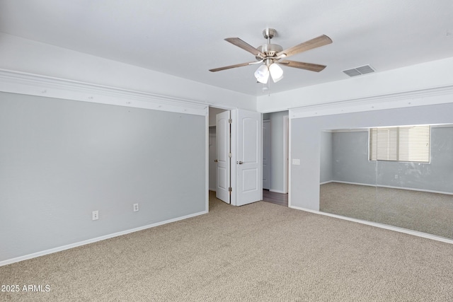 43232 W Magnolia Rd, Maricopa, AZ 85138 - unfurnished bedroom with carpet, baseboards, a closet, and ceiling fan
