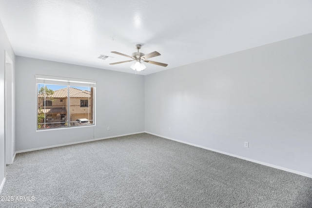 43232 W Magnolia Rd, Maricopa, AZ 85138 - carpeted empty room with a ceiling fan and baseboards