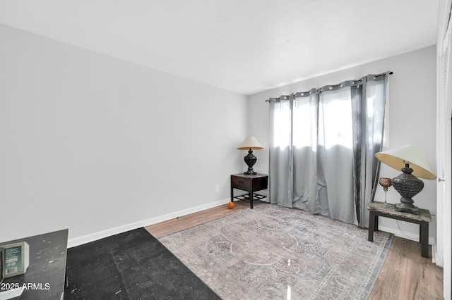 interior space featuring hardwood / wood-style floors