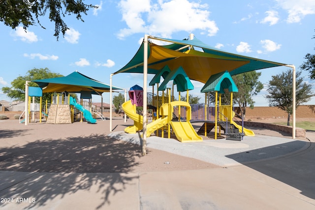 view of jungle gym