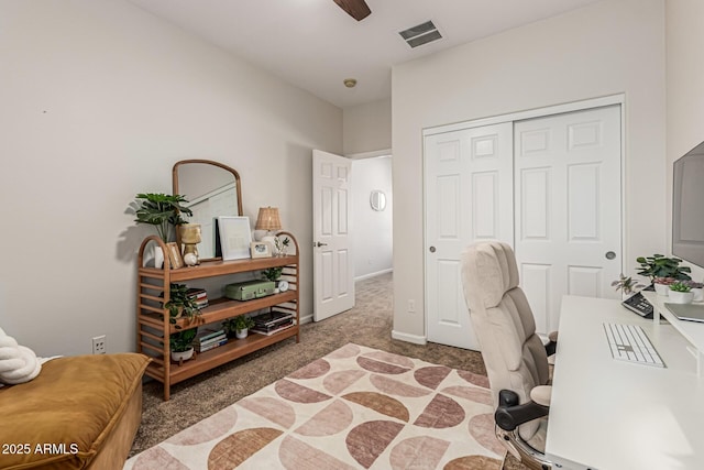 5437 W Red Bird Rd, Phoenix, AZ 85083 - carpeted office space featuring ceiling fan