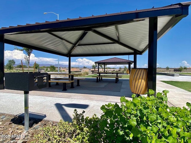 surrounding community with a gazebo