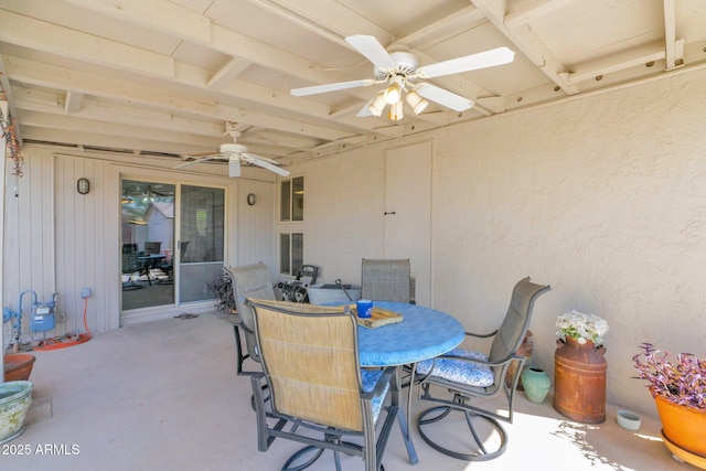 view of patio / terrace featuring outdoor dining space