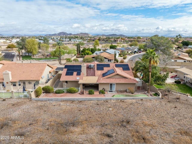 1017 E Grandview Rd, Phoenix, AZ 85022 - aerial view of residential area with a mountain backdrop