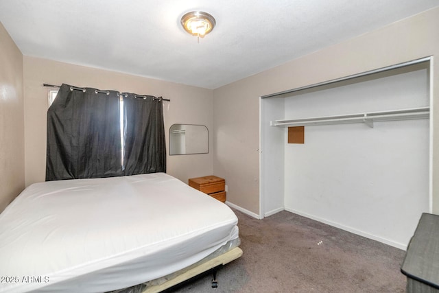 4813 W Belmont Ave, Glendale, AZ 85301 - bedroom with baseboards, carpet, and a closet
