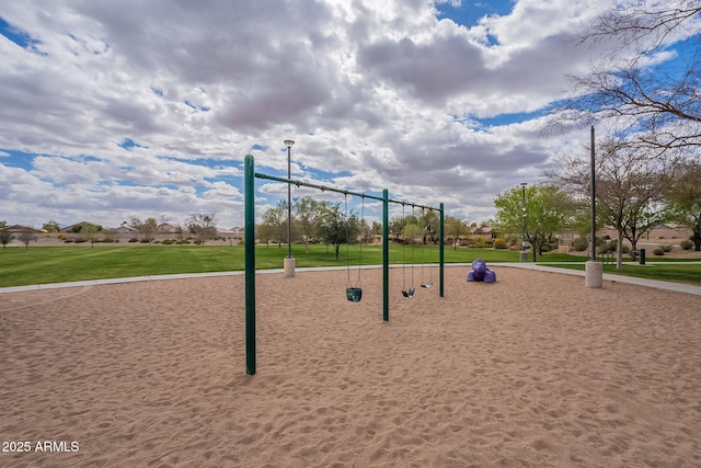 13547 W Peck Dr, Litchfield Park, AZ 85340 - view of property's community with playground community and a lawn