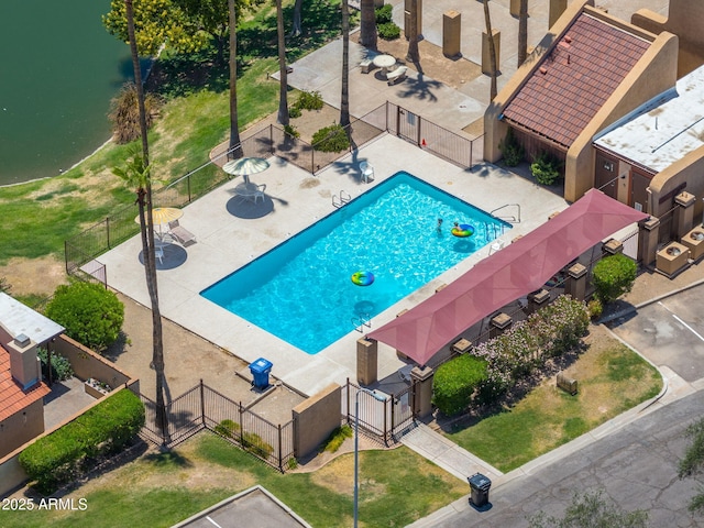 1338 E Greenway Cir, Mesa, AZ 85203 - drone / aerial view of a pool