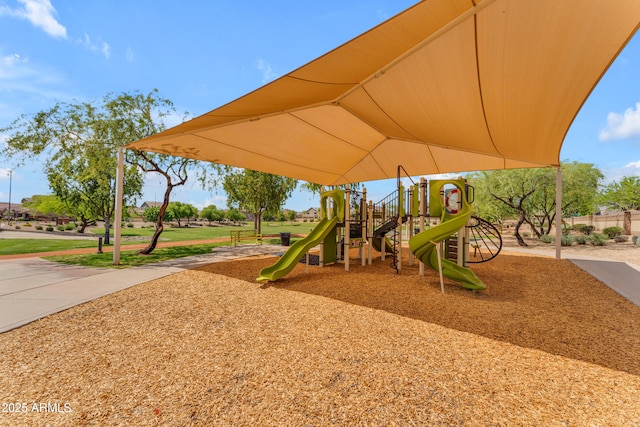 view of communal playground