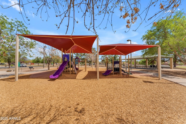 view of communal playground