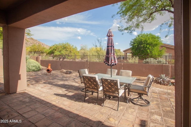 7413 E Russet Sky Dr, Scottsdale, AZ 85266 - view of patio with outdoor dining area