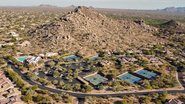 7413 E Russet Sky Dr, Scottsdale, AZ 85266 - aerial view of property's location featuring a mountain backdrop