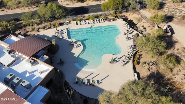 7413 E Russet Sky Dr, Scottsdale, AZ 85266 - aerial view of a pool area