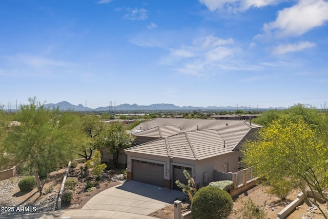 11008 N 119th Pl, Scottsdale, AZ 85259 - aerial view of property and surrounding area with a mountainous background