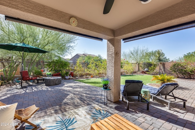 view of patio