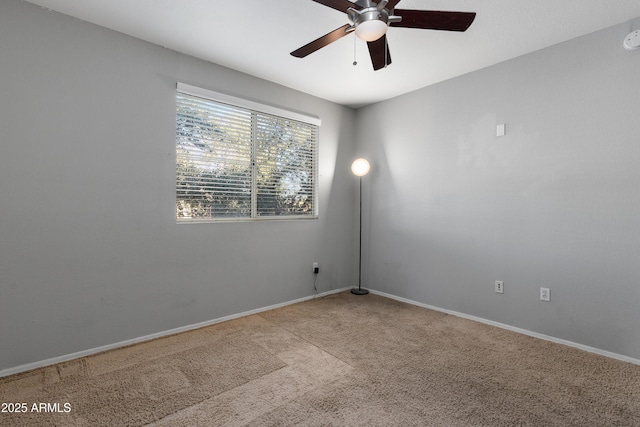 3302 N 7th St Unit 226, Phoenix, AZ 85014 - spare room with a ceiling fan, carpet, and a smoke detector
