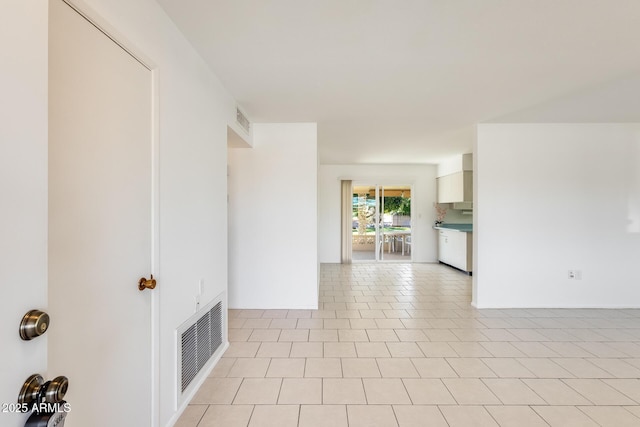 view of tiled empty room