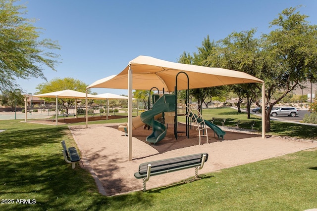 1635 W Windsong Dr, Phoenix, AZ 85045 - community playground featuring a lawn