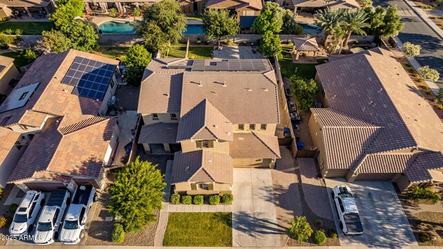 1217 W Fever Tree Ave, San Tan Valley, AZ 85140 - aerial view of residential area featuring a pool