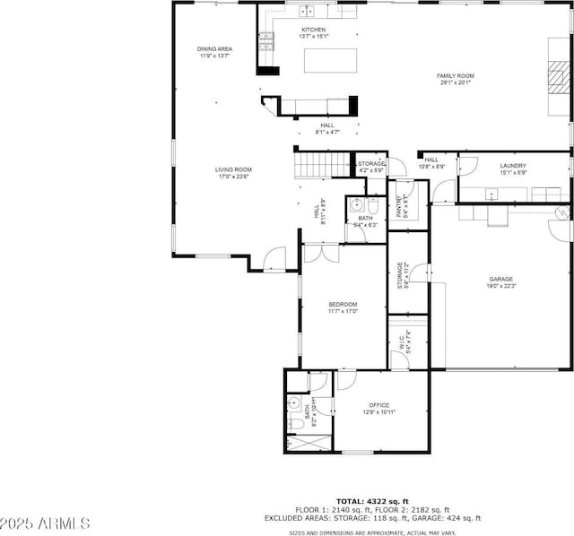 1217 W Fever Tree Ave, San Tan Valley, AZ 85140 - property floor plan