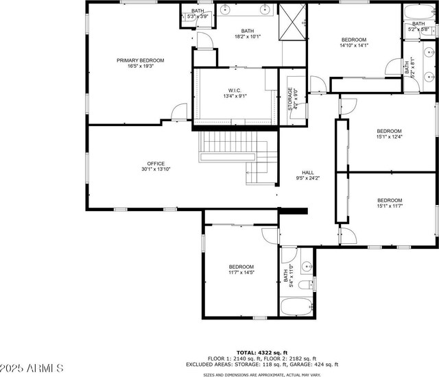 1217 W Fever Tree Ave, San Tan Valley, AZ 85140 - floor plan / room layout