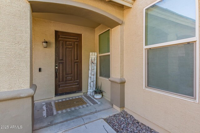 1217 W Fever Tree Ave, San Tan Valley, AZ 85140 - entrance to property with stucco siding