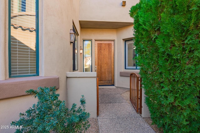 view of entrance to property