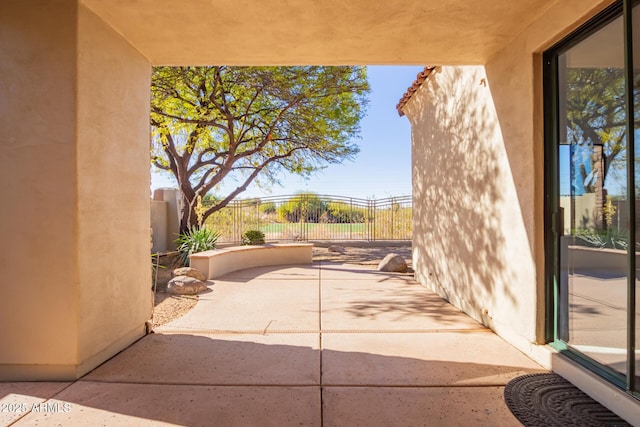 view of patio