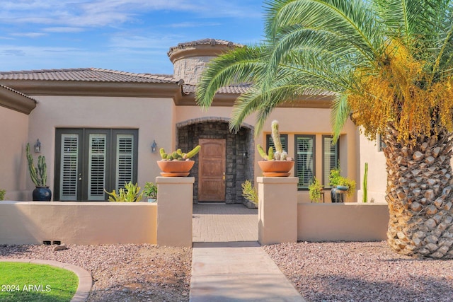 view of entrance to property