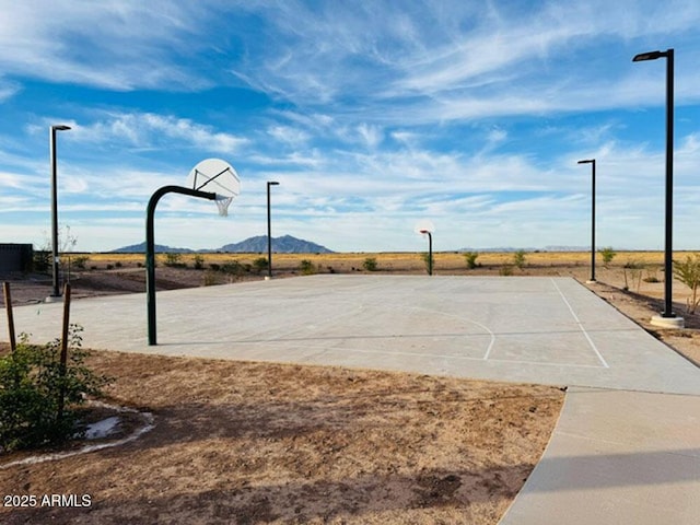 46922 W Coe St, Maricopa, AZ 85139 - view of basketball court featuring a mountain view and community basketball court