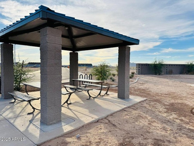 46922 W Coe St, Maricopa, AZ 85139 - view of patio / terrace with a gazebo and fence