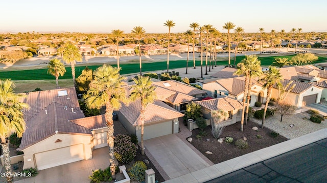 birds eye view of property featuring a residential view