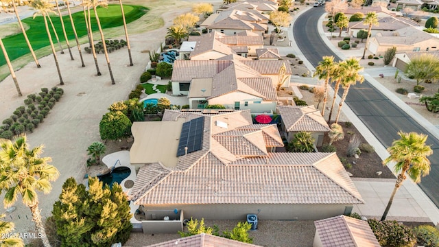 birds eye view of property featuring a residential view