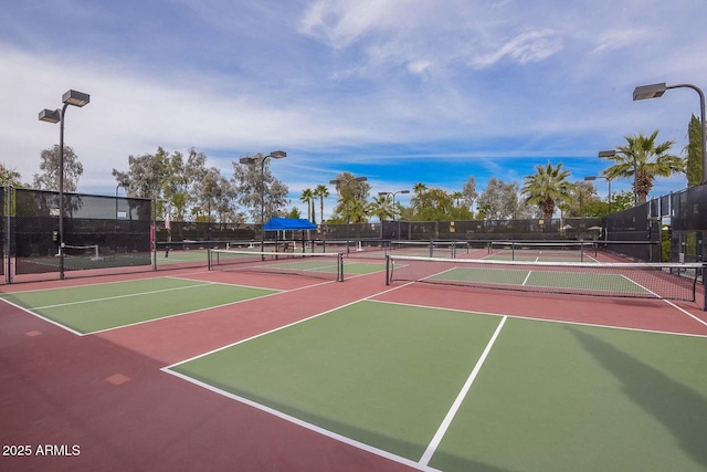 view of sport court featuring basketball court