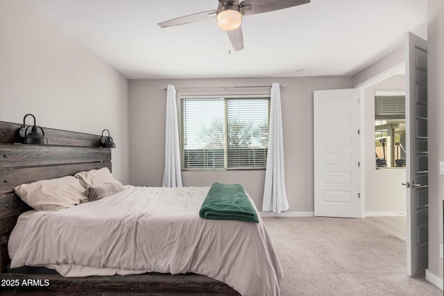16573 W Alameda Rd, Surprise, AZ 85387 - bedroom with carpet flooring, a ceiling fan, and baseboards